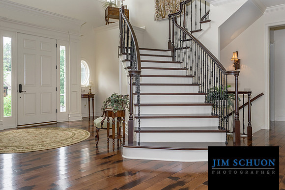 Elegant Foyer and Stairs